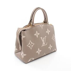 Louis Vuitton Leather Palais Handbag Beige Empreinte